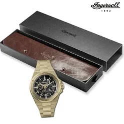 Ingersoll Herrenuhr Edelstahl IPG gold Ingersoll The Baller Armbanduhr UIN15001