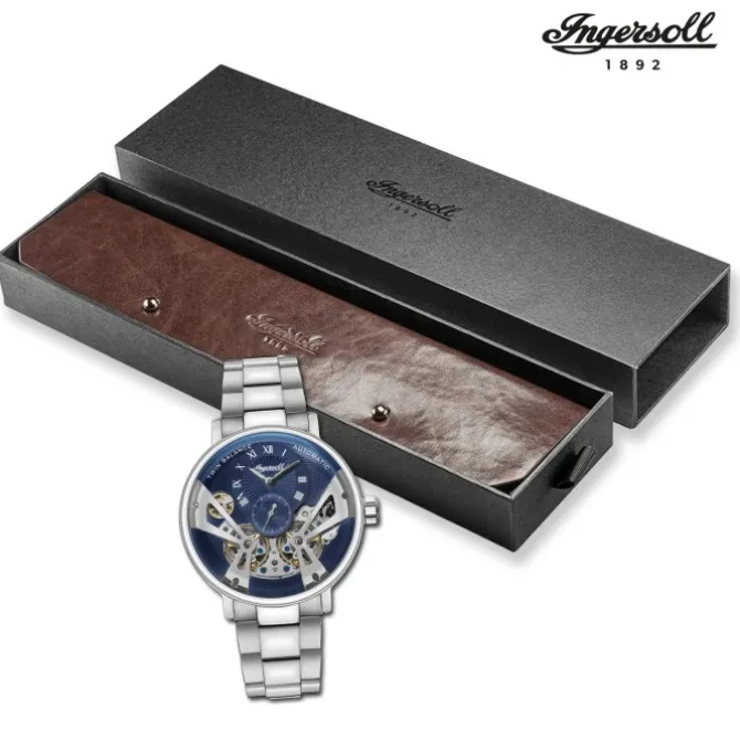 Ingersoll Herrenuhr Edelstahl silber Ingersoll The Tennessee Armbanduhr UIN13104