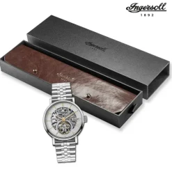 Ingersoll Herrenuhr Edelstahl silber Ingersoll The Charles Armbanduhr UIN05803