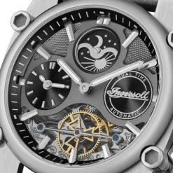 Ingersoll Herrenuhr Leder schwarz Ingersoll The Varsity Armbanduhr UIN15402
