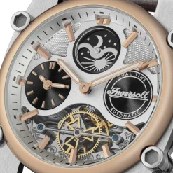 Ingersoll Herrenuhr Leder braun Ingersoll The Varsity Armbanduhr UIN15401