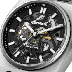 Ingersoll Herrenuhr Leder schwarz Ingersoll The Vert Armbanduhr UIN14301
