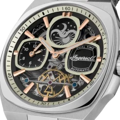 Ingersoll Herrenuhr Leder schwarz Ingersoll The Spirit Armbanduhr UIN15801