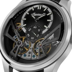 Ingersoll Herrenuhr Leder schwarz Ingersoll The Naismith Armbanduhr UIN16101