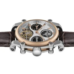 Ingersoll Herrenuhr Leder braun Ingersoll The Varsity Armbanduhr UIN15401