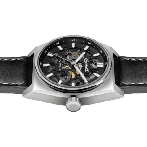 Ingersoll Herrenuhr Leder schwarz Ingersoll The Vert Armbanduhr UIN14301