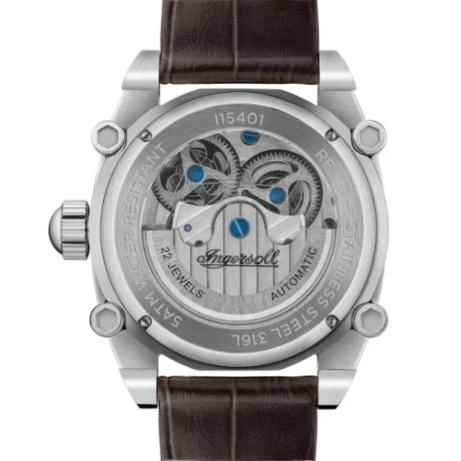Ingersoll Herrenuhr Leder braun Ingersoll The Varsity Armbanduhr UIN15401