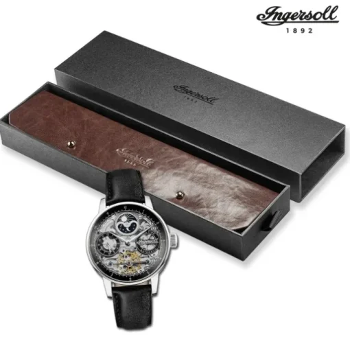 Ingersoll Herrenuhr Leder schwarz Ingersoll The Jazz Armbanduhr UIN07701