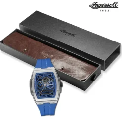 Ingersoll Herrenuhr PUR blau Ingersoll The Challenger Armbanduhr UIN12308