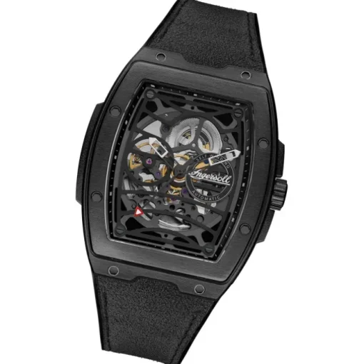 Ingersoll Herrenuhr PUR/Alcantara schwarz Challenger Armbanduhr UIN12307