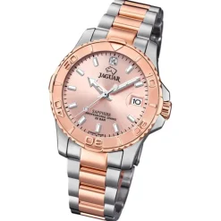 Jaguar Damen Armbanduhr Cosmopolitan J871/4 Edelstahl silber rosegold UJ871/4