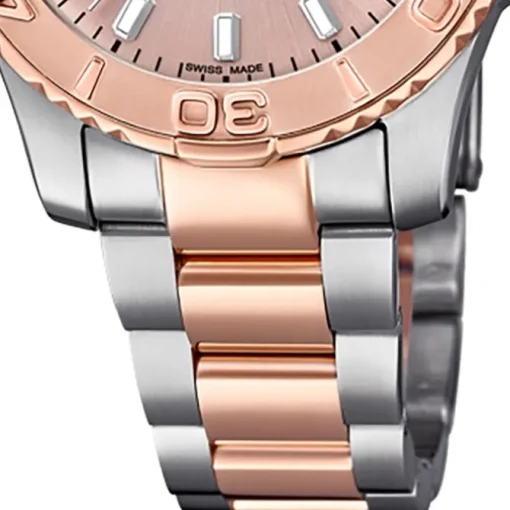 Jaguar Damen Armbanduhr Cosmopolitan J871/4 Edelstahl silber rosegold UJ871/4