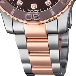 Jaguar Damen Armbanduhr Cosmopolitan J871/2 Edelstahl silber rosegold UJ871/2