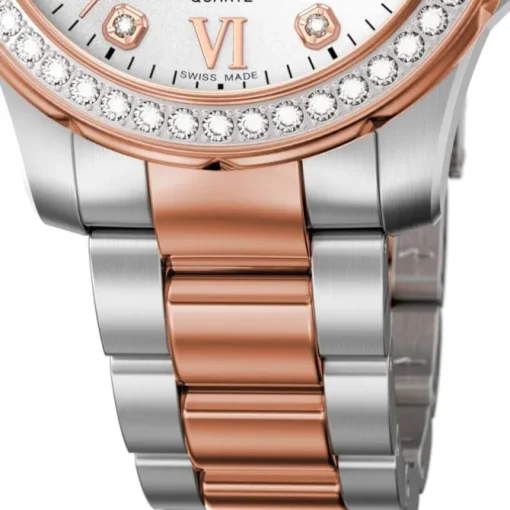 Jaguar Damen Armbanduhr Cosmopolitan J894/1 Analog Edelstahl silber rose UJ894/1