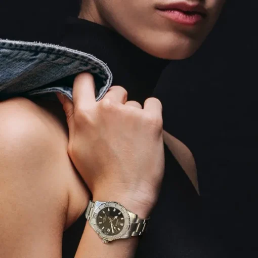 Jaguar Damen Armbanduhr Cosmopolitan J870/4 Analog Edelstahl silber UJ870/4