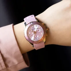 Jaguar Damen Armbanduhr Cosmopolitan J890/2 Chronograph Leder lila UJ890/2