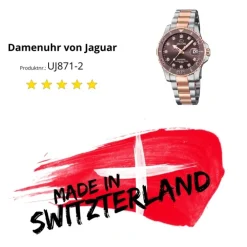 Jaguar Damen Armbanduhr Cosmopolitan J871/2 Edelstahl silber rosegold UJ871/2