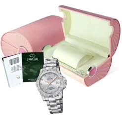 Jaguar Damen Armbanduhr Cosmopolitan J870/2 Analog Edelstahl silber UJ870/2