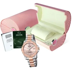 Jaguar Damen Armbanduhr Cosmopolitan J871/4 Edelstahl silber rosegold UJ871/4