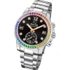 Jaguar Damenuhr Edelstahl silber Jaguar Connected Armbanduhr UJ980/5