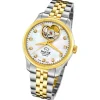 Jaguar Damenuhr Edelstahl silber gold Jaguar Coeur Armbanduhr UJ995/1