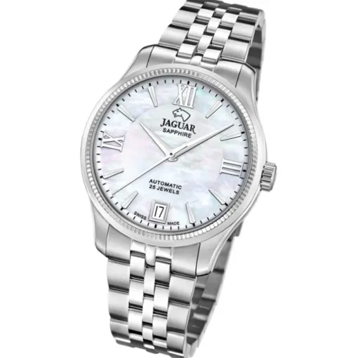 Jaguar Damenuhr Edelstahl silber Jaguar Heritage Armbanduhr UJ1000/1