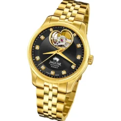 Jaguar Damenuhr Edelstahl gold Jaguar Coeur Armbanduhr UJ996/2