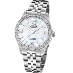 Jaguar Damenuhr Edelstahl silber Jaguar Heritage Armbanduhr UJ997/1