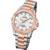 Jaguar Damenuhr Edelstahl silber rosegold Jaguar Pro Diver Armbanduhr UJ871/5