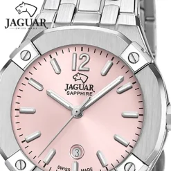 Jaguar Damenuhr Edelstahl silber Jaguar Diplomatic Armbanduhr UJ1016/2