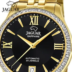 Jaguar Damenuhr Edelstahl gold Jaguar Heritage Armbanduhr UJ999/2