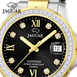 Jaguar Damenuhr Edelstahl silber gold Jaguar Executive Armbanduhr UJ893/4