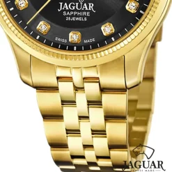 Jaguar Damenuhr Edelstahl gold Jaguar Coeur Armbanduhr UJ996/2