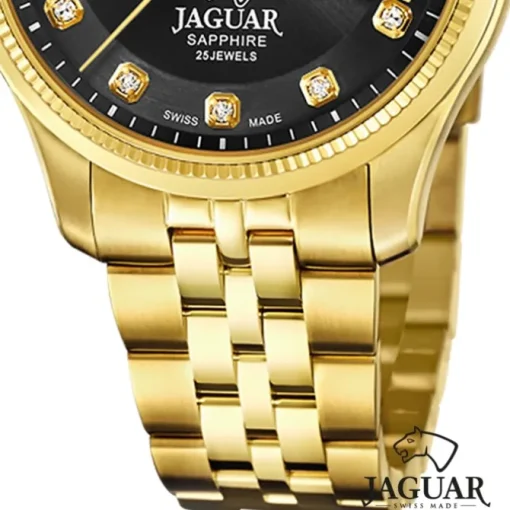 Jaguar Damenuhr Edelstahl gold Jaguar Coeur Armbanduhr UJ996/2