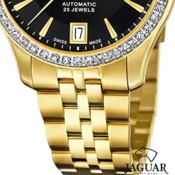 Jaguar Damenuhr Edelstahl gold Jaguar Heritage Armbanduhr UJ999/2