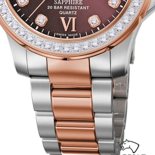 Jaguar Damenuhr Edelstahl silber rosegold Jaguar Executive Armbanduhr UJ894/2