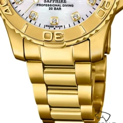 Jaguar Damenuhr Edelstahl gold Jaguar Pro Diver Armbanduhr UJ898/1