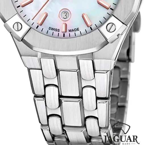 Jaguar Damenuhr Edelstahl silber Jaguar Diplomatic Armbanduhr UJ1016/1