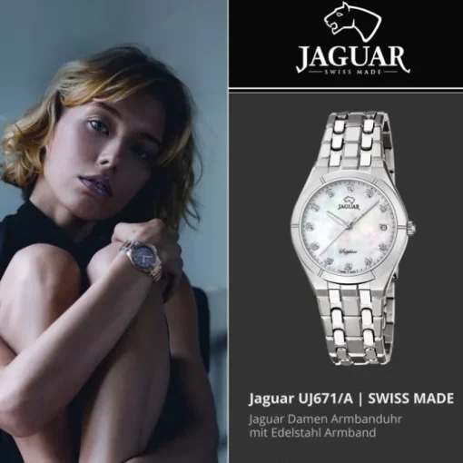 Jaguar Damenuhr Edelstahl silber Jaguar Executive Armbanduhr UJ671/A