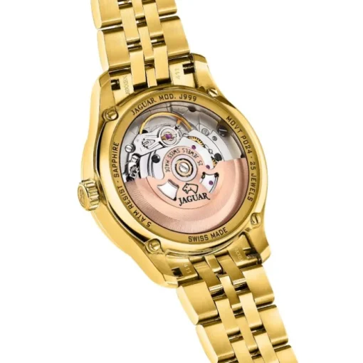 Jaguar Damenuhr Edelstahl gold Jaguar Heritage Armbanduhr UJ999/1