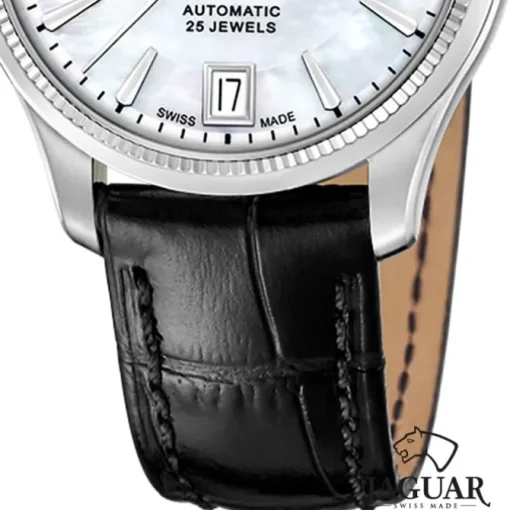 Jaguar Damenuhr Leder schwarz Jaguar Heritage Armbanduhr UJ1000/A