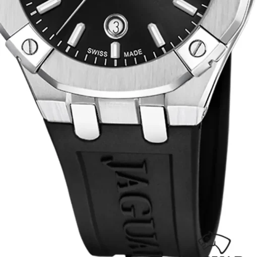 Jaguar Damenuhr Silikon schwarz Jaguar Diplomatic Armbanduhr UJ1017/2