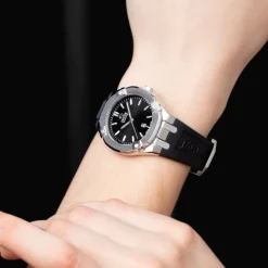Jaguar Damenuhr Silikon schwarz Jaguar Diplomatic Armbanduhr UJ1017/2