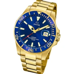 Jaguar Herren Armbanduhr Executive J877/1 Analog Edelstahl gold UJ877/1
