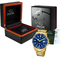 Jaguar Herren Armbanduhr Executive J877/1 Analog Edelstahl gold UJ877/1