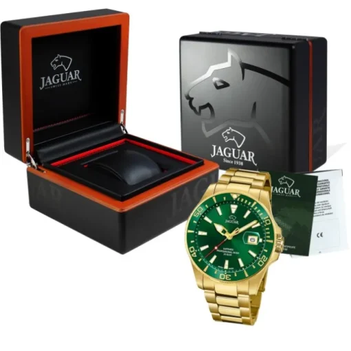 Jaguar Herren Armbanduhr Executive J877/2 Analog Edelstahl gold UJ877/2