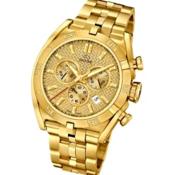 Jaguar Herren-Armbanduhr Edelstahl gold J853/2 Saphir Executive UJ853/2