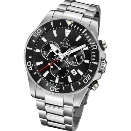 Jaguar Herren-Armbanduhr Edelstahl silber J861/3 Saphir Executive UJ861/3