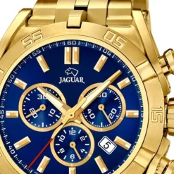 Jaguar Herren-Armbanduhr Edelstahl gold J853/3 Saphir Executive UJ853/3