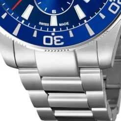Jaguar Herren-Armbanduhr Edelstahl silber J861/2 Saphir Executive UJ861/2